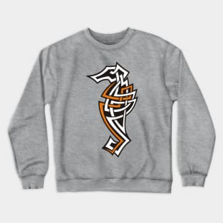 Seahorse Tribal Icon Crewneck Sweatshirt